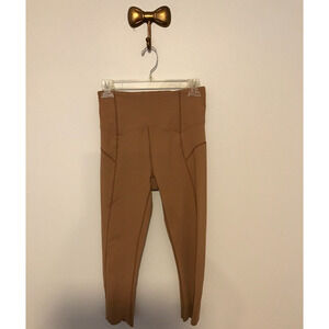 Free People FP Movement Khaki Petal Pusher Leggings - Size Small